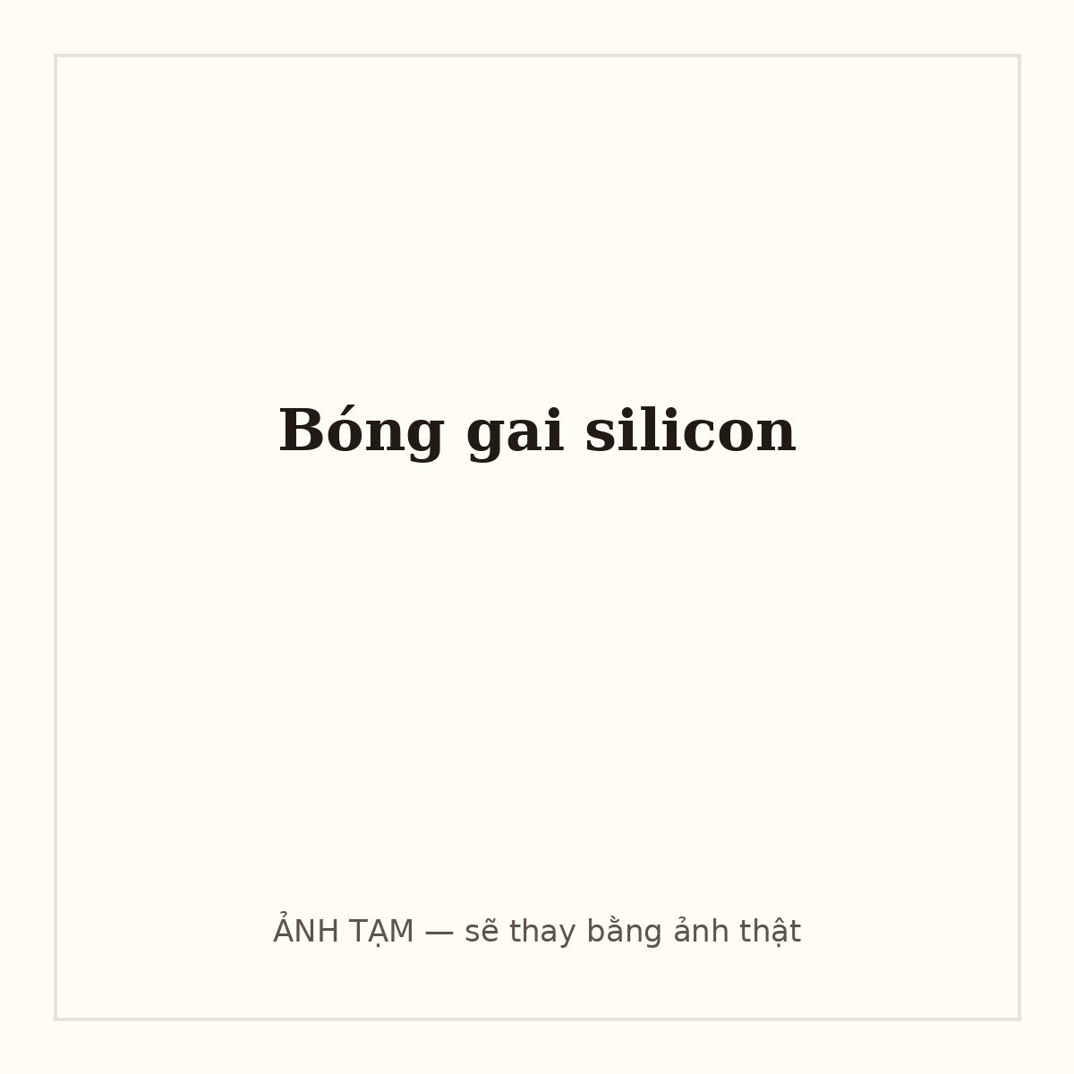 Bóng gai silicon