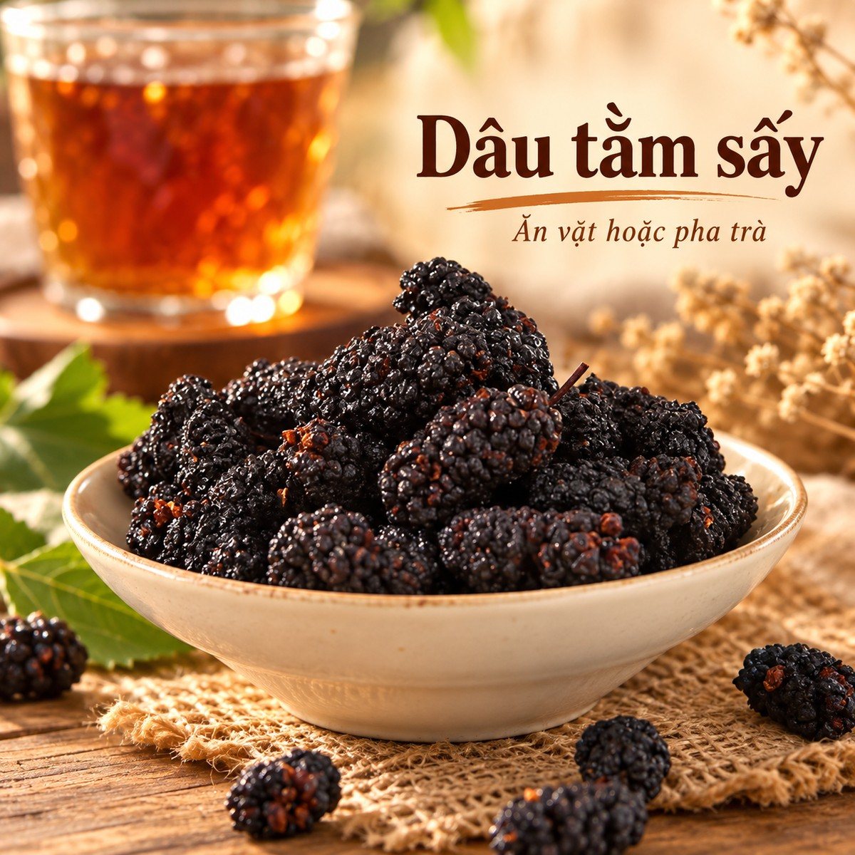 Dâu tằm sấy