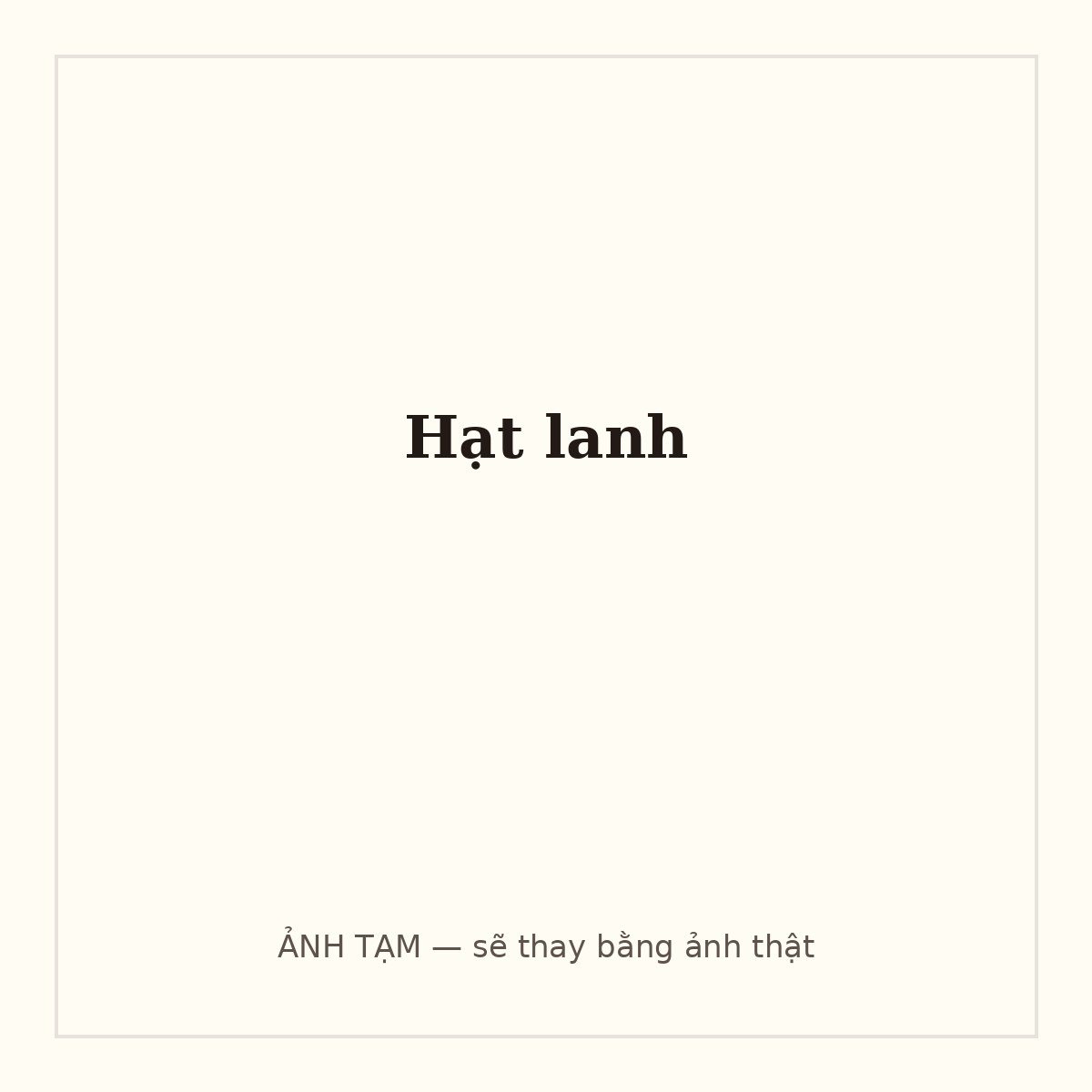 Hạt lanh