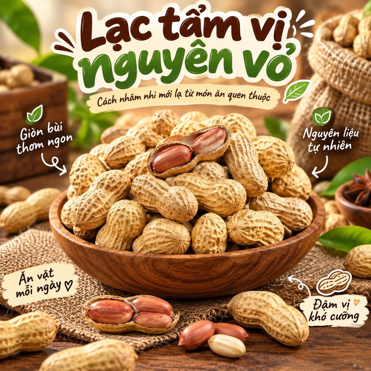 Lạc rang tẩm vị