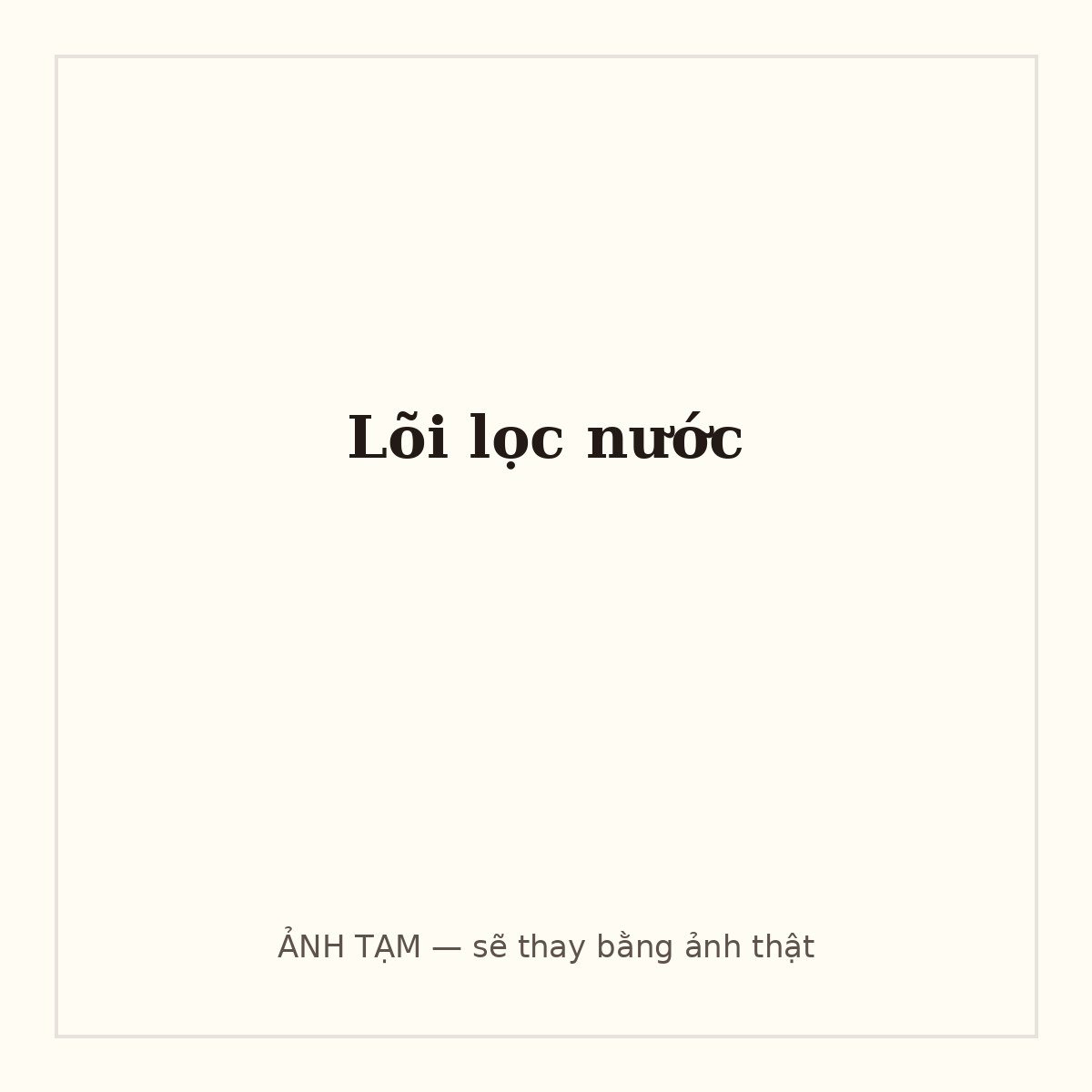 Lõi lọc nước