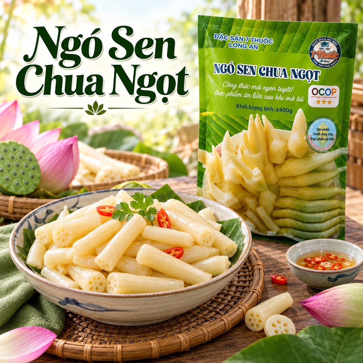 Ngó sen chua ngọt