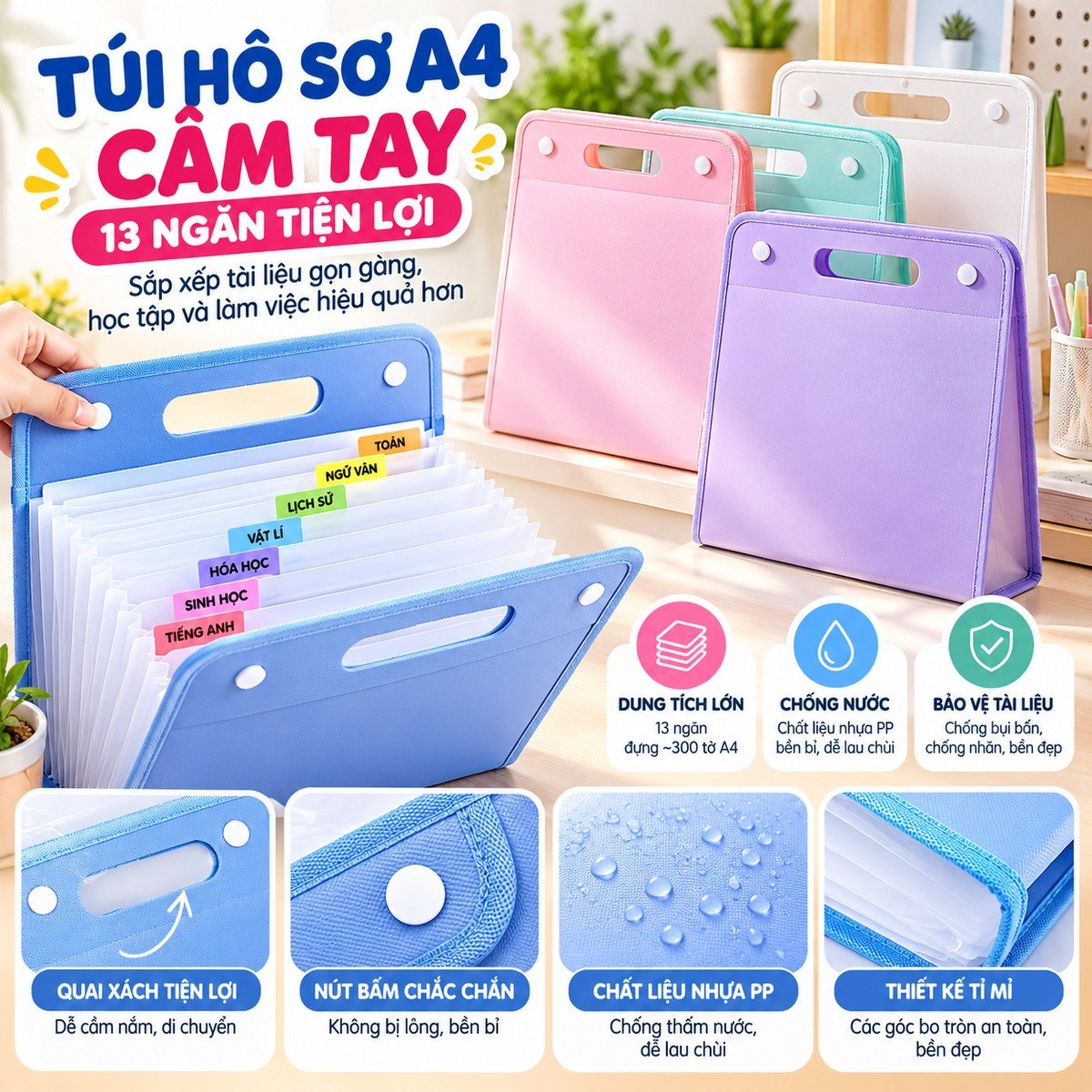 Sắp xếp giấy tờ trong nhà gọn gàng, cần là có ngay